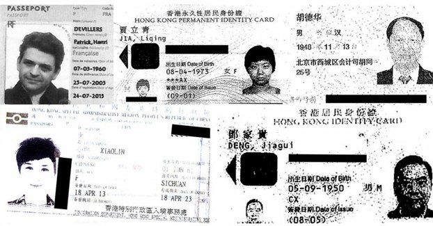Identity documents from the Panama Papers