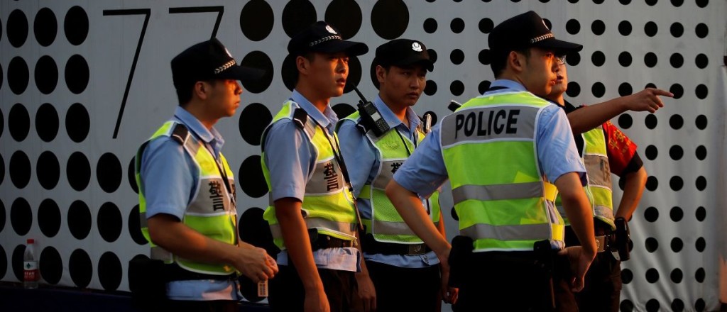 security-personnel-keep-watch-at-a-subway-station-before-the-g20-summit-in-hangzhou