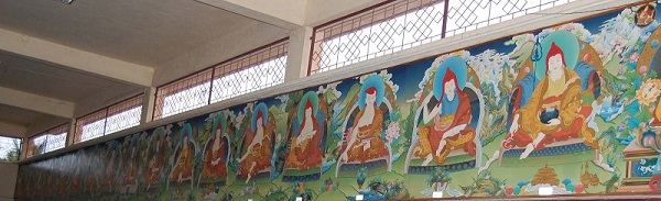 17位那兰陀圣者（南印色拉寺辩经场壁画）
