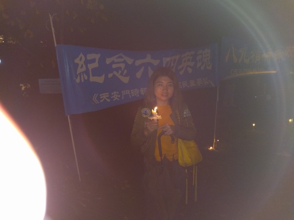 墨尔本年轻留学生参与六四纪念活动