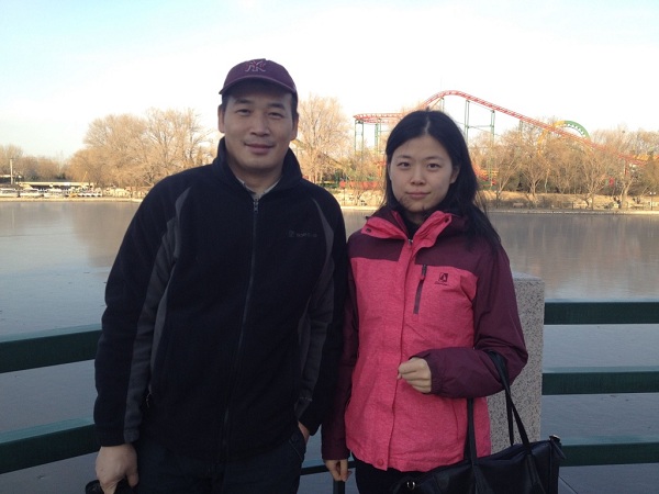 法学教授兼律师陈泰和与考拉（真名赵威）2014年在北京。