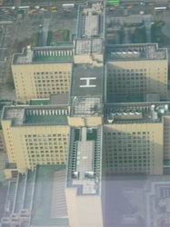 从101观景台上眺望的台北市府大楼