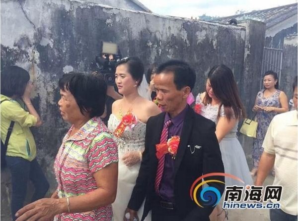 获赔160万元人民币的男人结婚场面