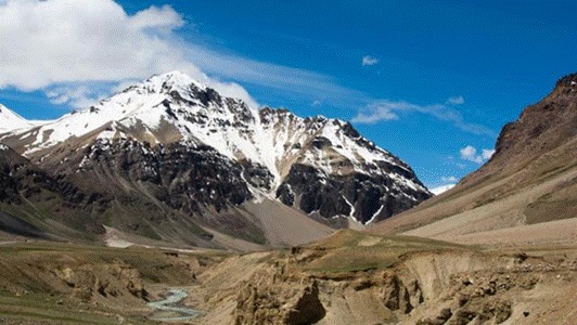 西藏地区冰川后退