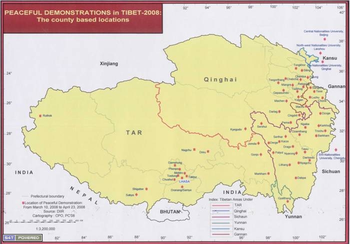 mapofuprisingintibet西藏地图
