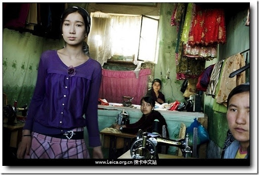 维吾尔人的成衣店