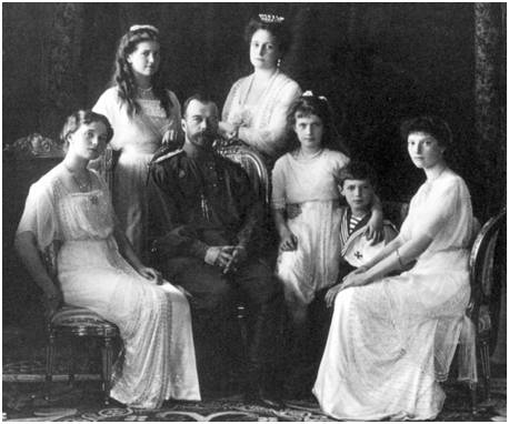 末代沙皇尼古拉二世一家