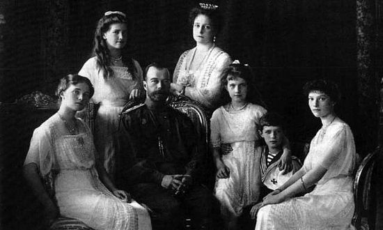 俄国末代沙皇尼古拉二世的一家