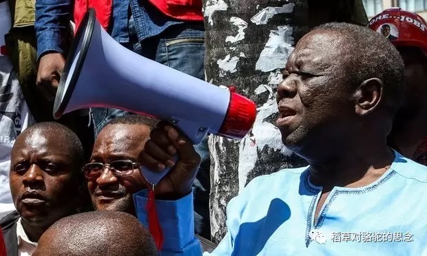 津巴布韦人民在抗议
