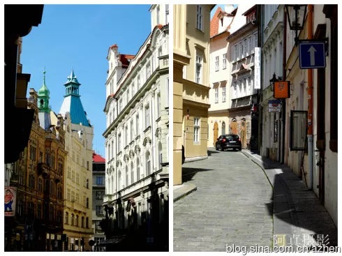 布拉格老城背街小巷