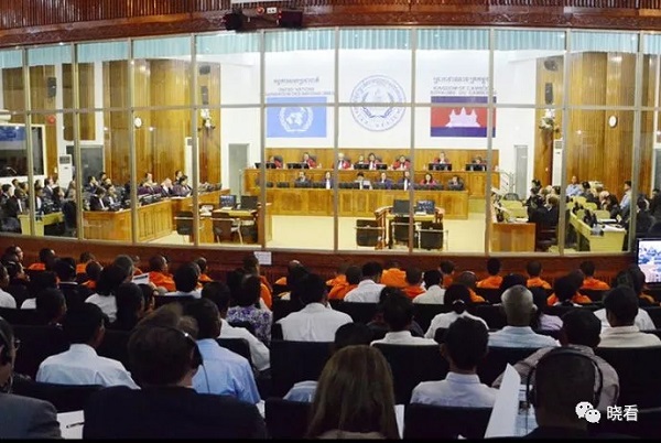 柬埔寨特别法庭庭审现场