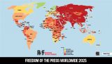 吴宁康：世界新闻自由指数排名 台湾升至24名东亚第1 中国倒数第3
